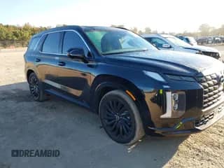 2024 Hyundai Palisade Calligraphy z VIN KM8R7DGE2RU722731, wystawiony jako IAAI lot #43450823 z przebiegiem 28 606 mil mil oraz . Historia ofert i sprzedaży dostępna na DreamBid. Obrazek 1.