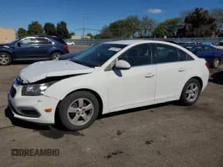 2016 Chevrolet Cruze LT z VIN 1G1PE5SB6G7166707, wystawiony jako Copart lot #85167975 z przebiegiem 121 840 mil mil oraz Szkoda całkowita • Salvage title. Historia ofert i sprzedaży dostępna na DreamBid. Obrazek 1.