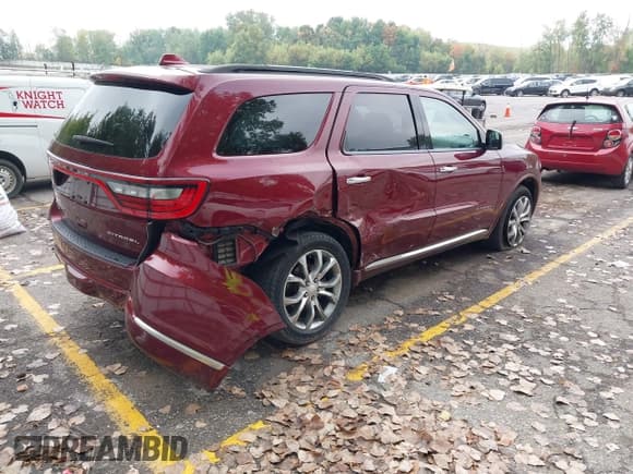✅ 2017 Dodge Durango Citadel • VIN: 1C4RDJEG4HC931151 • Lot: 43251867. Wystawiony na IAAI z przebiegiem 119 828 mil. Bezpłatny archiwum sprzedaży aukcyjnych z USA i szczegółowy raport historii pojazdu na DreamBid. Zdjęcie 4.