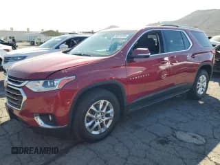 ✅ 2018 Chevrolet Traverse LT Cloth • VIN: 1GNERGKW6JJ242879 • Lot: 90129285. Wystawiony na Copart z przebiegiem 209 084 mil. Bezpłatny archiwum sprzedaży aukcyjnych z USA i szczegółowy raport historii pojazdu na DreamBid. Zdjęcie 1.