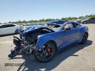 2023 Chevrolet Camaro 2LT with VIN 1G1FD1RS1P0105061, listed as a Copart auction lot 57459975 with 62,221 mi miles and Salvage title. Bid and sale history available at DreamBid. Image 1.