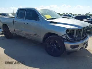 ✅ 2022 Ram 1500 Big Horn • VIN: 1C6RREBT0NN126491 • Lot: 43381636. Listed on IAAI with 58,858 mi. Free auction sales archive from the USA and detailed vehicle history report at DreamBid. Image 1.