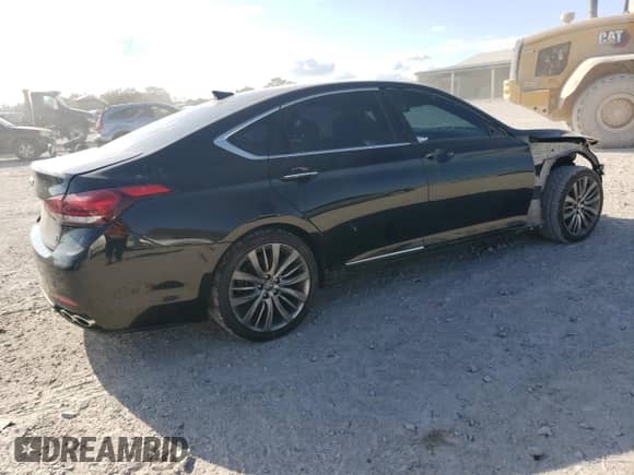 2015 Hyundai Genesis 5.0L z VIN KMHGN4JF3FU092051, wystawiony jako Copart lot #79106454 z przebiegiem 84 370 mil mil oraz Czysty tytuł • Clean title. Historia ofert i sprzedaży dostępna na DreamBid. Obrazek 3.