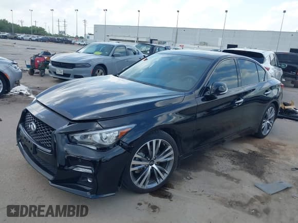 ✅ 2024 Infiniti Q50 Sensory • VIN: JN1EV7CP7RM600256 • Lot: 42075807. Wystawiony na IAAI z przebiegiem 8 623 mil. Bezpłatny archiwum sprzedaży aukcyjnych z USA i szczegółowy raport historii pojazdu na DreamBid. Zdjęcie 2.