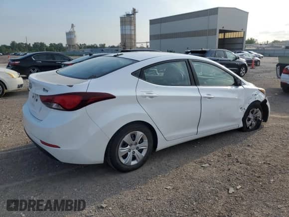 2016 Hyundai Elantra Limited с VIN 5NPDH4AEXGH762888, выставлен на аукционе Copart как лот 65808135 с пробегом 125 807 миль миль и Списание • Salvage title. История ставок и продаж доступна на DreamBid. Изображение 3.
