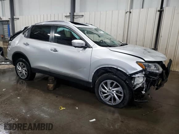 ✅ 2014 Nissan Rogue SV • VIN: 5N1AT2MV0EC750142 • Lot: 87487425. Listed on Copart with Not provided. Free auction sales archive from the USA and detailed vehicle history report at DreamBid. Image 4.
