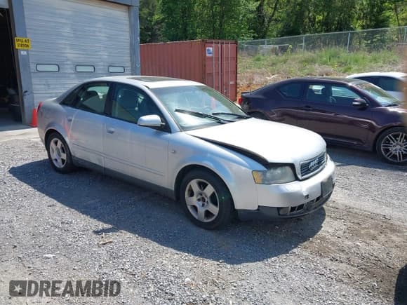 ✅ 2003 Audi A4 1.8T • VIN: WAUJC68E73A236090 • Лот: 42139658. Опубликован ранее на IAAI с пробегом 118 055 миль. Бесплатный доступ к архиву аукционных продаж из США и подробный отчёт об истории автомобиля на DreamBid. Изображение 1.