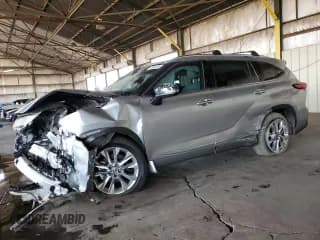 ✅ 2022 Toyota Highlander Hybrid Limited • VIN: 5TDYARAHXNS013268 • Лот: 78447394. Опубликован ранее на Copart с пробегом 74 321 миль. Бесплатный доступ к архиву аукционных продаж из США и подробный отчёт об истории автомобиля на DreamBid. Изображение 1.