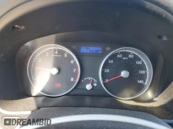 ✅ 2011 Hyundai Accent GS • VIN: KMHCM3ACXBU191848 • Лот: 54144695. Опубликован ранее на Copart с пробегом 115 538 миль. Бесплатный доступ к архиву аукционных продаж из США и подробный отчёт об истории автомобиля на DreamBid. Изображение 9.