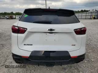 2022 Chevrolet Blazer RS with VIN 3GNKBERS5NS124390, listed as a Copart auction lot 65406414 with 60,543 mi miles and Salvage title. Bid and sale history available at DreamBid. Image 6.