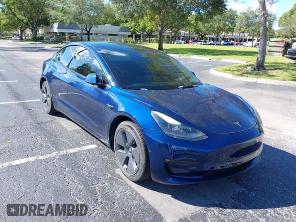✅ 2022 Tesla Model 3 • VIN: 5YJ3E1EA7NF189941 • Lot: 43455997. Wystawiony na IAAI z przebiegiem 30 876 mil. Bezpłatny archiwum sprzedaży aukcyjnych z USA i szczegółowy raport historii pojazdu na DreamBid. Zdjęcie 1.