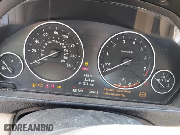 ✅ 2013 BMW 3 Series 335i • VIN: WBA3A9C55DF475648 • Lot: 42310502. Listed on IAAI with 151,823 mi. Free auction sales archive from the USA and detailed vehicle history report at DreamBid. Image 7.