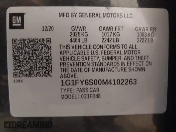✅ 2021 Chevrolet Bolt EV LT • VIN: 1G1FY6S00M4102263 • Lot: 40242852. Wystawiony na IAAI z przebiegiem 36 467 mil. Bezpłatny archiwum sprzedaży aukcyjnych z USA i szczegółowy raport historii pojazdu na DreamBid. Zdjęcie 9.