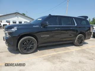 ✅ 2022 Chevrolet Suburban High Country • VIN: 1GNSKGKL2NR220964 • Lot: 62509505. Wystawiony na Copart z przebiegiem 78 818 mil. Bezpłatny archiwum sprzedaży aukcyjnych z USA i szczegółowy raport historii pojazdu na DreamBid. Zdjęcie 1.