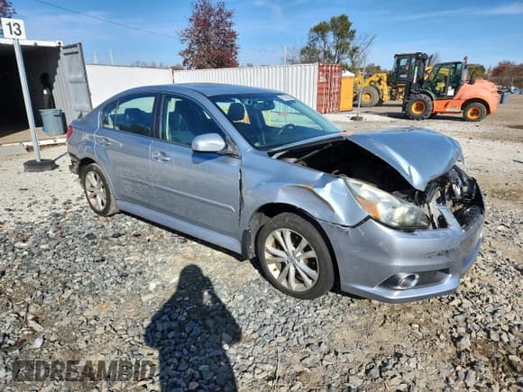 ✅ 2013 Subaru Legacy Limited • VIN: 4S3BMCP62D3045227 • Lot: 92796025. Listed on Copart with 141,622 mi. Free auction sales archive from the USA and detailed vehicle history report at DreamBid. Image 4.