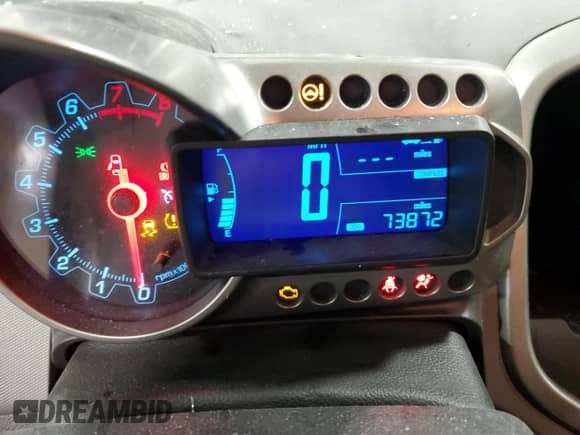 2012 Chevrolet Sonic LT с VIN 1G1JC6SHXC4134876, выставлен на аукционе Copart как лот 50733154 с пробегом 73 872 миль миль и Списание • Salvage title. История ставок и продаж доступна на DreamBid. Изображение 9.