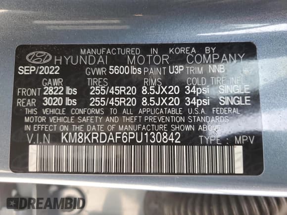 ✅ 2023 Hyundai Ioniq 5 Limited • VIN: KM8KRDAF6PU130842 • Lot: 67979195. Listed on Copart with 14,421 mi. Free auction sales archive from the USA and detailed vehicle history report at DreamBid. Image 13.