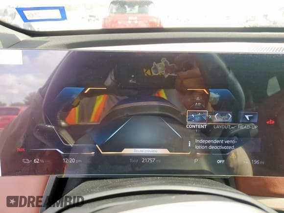 ✅ 2024 BMW iX xDrive50 • VIN: WB523CF02RCN70226 • Лот: 85180845. Опубликован ранее на Copart с пробегом 21 757 миль. Бесплатный доступ к архиву аукционных продаж из США и подробный отчёт об истории автомобиля на DreamBid. Изображение 9.