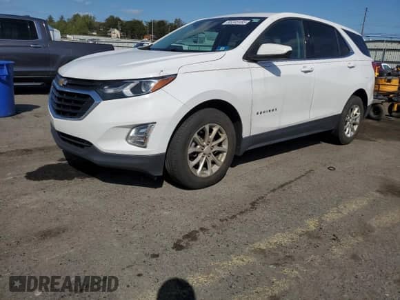 2020 Chevrolet Equinox LT with VIN 2GNAXJEV0L6197815, listed as a Copart auction lot 85345185 with 112,026 mi miles and Salvage title. Bid and sale history available at DreamBid. Image 1.