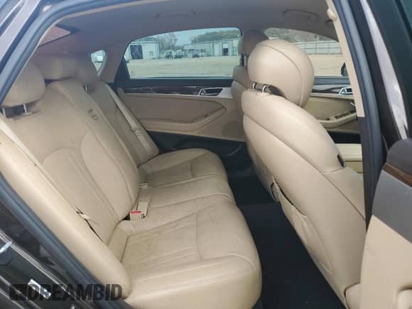 2015 Hyundai Genesis 3.8L z VIN KMHGN4JE5FU017780, wystawiony jako Copart lot #81963554 z przebiegiem 100 099 mil mil oraz Szkoda całkowita • Salvage title. Historia ofert i sprzedaży dostępna na DreamBid. Obrazek 10.