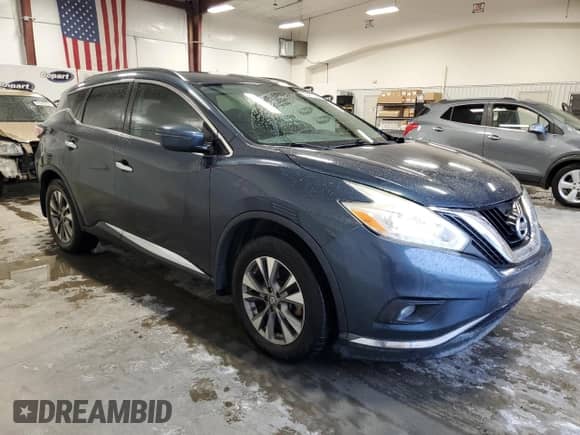 2016 Nissan Murano SV with VIN 5N1AZ2MHXGN126395, listed as a Copart auction lot 90417065 with 145,981 mi miles and Salvage title. Bid and sale history available at DreamBid. Image 4.