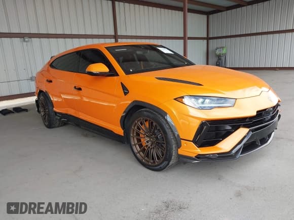 ✅ 2023 Lamborghini Urus Performante • VIN: ZPBUC3ZL6PLA25073 • Lot: 41450564. Listed on IAAI with 13,945 mi. Free auction sales archive from the USA and detailed vehicle history report at DreamBid. Image 1.