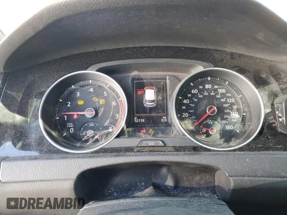 ✅ 2020 Volkswagen Golf GTI S • VIN: 3VW5T7AU4LM002209 • Lot: 72063775. Listed on Copart with 52,119 mi. Free auction sales archive from the USA and detailed vehicle history report at DreamBid. Image 9.