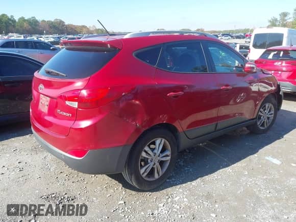 2013 Hyundai Tucson GLS с VIN KM8JU3AC1DU547081, выставлен на аукционе IAAI как лот 43605992 с пробегом 172 811 миль миль и . История ставок и продаж доступна на DreamBid. Изображение 4.