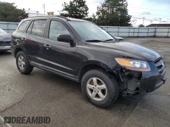 ✅ 2008 Hyundai Santa Fe GLS • VIN: 5NMSG73D98H133654 • Lot: 73875314. Listed on Copart with 192,670 mi. Free auction sales archive from the USA and detailed vehicle history report at DreamBid. Image 4.