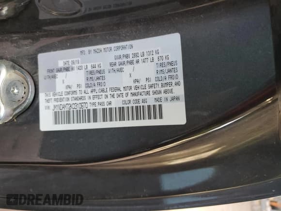 ✅ 2019 Mazda MX-5 Miata Grand Touring • VIN: JM1NDAM72K0310970 • Lot: 52684885. Listed on Copart with 39,687 mi. Free auction sales archive from the USA and detailed vehicle history report at DreamBid. Image 13.