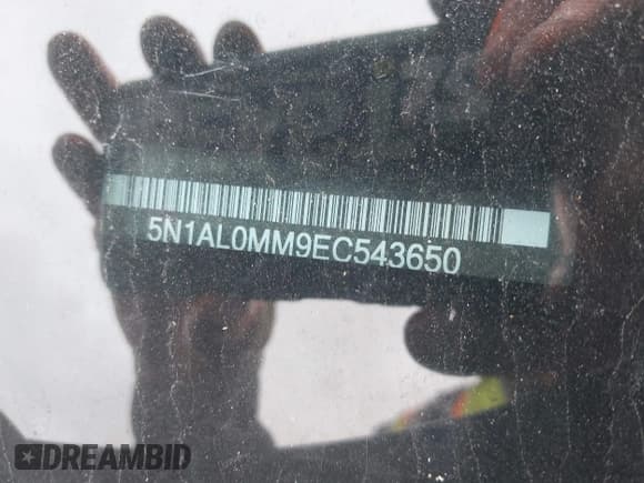 ✅ 2014 Infiniti QX60 • VIN: 5N1AL0MM9EC543650 • Лот: 43457923. Опубликован ранее на IAAI с пробегом 178 124 миль. Бесплатный доступ к архиву аукционных продаж из США и подробный отчёт об истории автомобиля на DreamBid. Изображение 17.