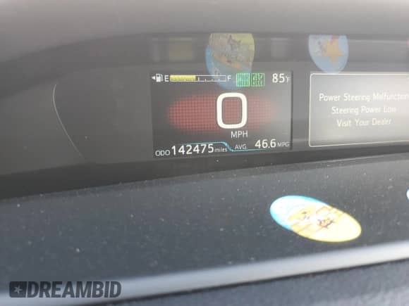 2021 Toyota Prius LE z VIN JTDKAMFP6M3174337, wystawiony jako Copart lot #81413265 z przebiegiem 142 475 mil mil oraz Szkoda całkowita • Salvage title. Historia ofert i sprzedaży dostępna na DreamBid. Obrazek 9.