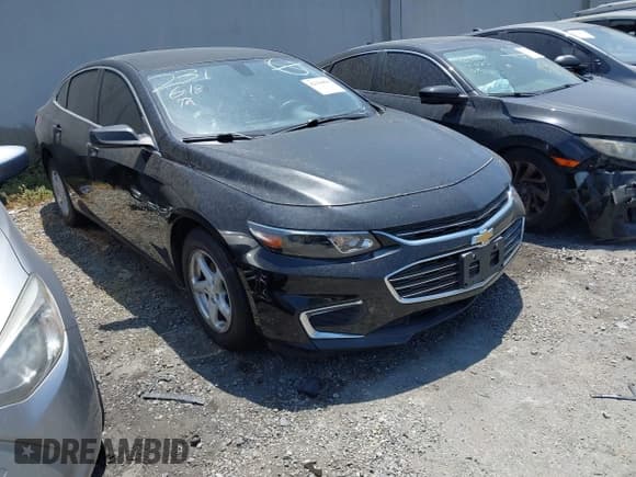 ✅ 2016 Chevrolet Malibu LS • VIN: 1G1ZB5STXGF358311 • Лот: 42429894. Опубликован ранее на IAAI с пробегом 76 783 миль. Бесплатный доступ к архиву аукционных продаж из США и подробный отчёт об истории автомобиля на DreamBid. Изображение 1.