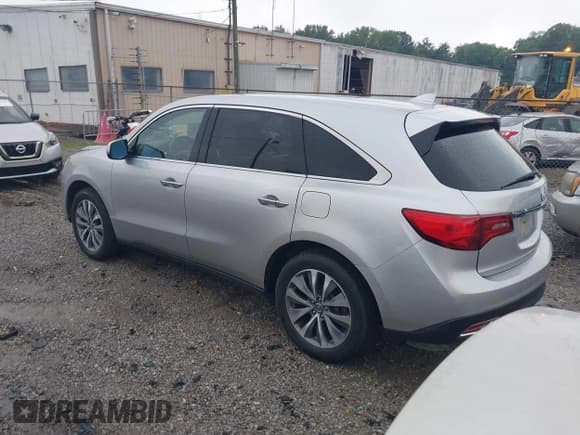 ✅ 2015 Acura MDX Technology • VIN: 5FRYD4H49FB026613 • Lot: 42257871. Listed on IAAI with 118,866 mi. Free auction sales archive from the USA and detailed vehicle history report at DreamBid. Image 3.