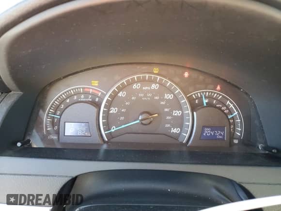 2012 Toyota Camry LE with VIN 4T1BF1FK6CU112283, listed as a Copart auction lot 82589005 with 204,724 mi miles and Salvage title. Bid and sale history available at DreamBid. Image 9.