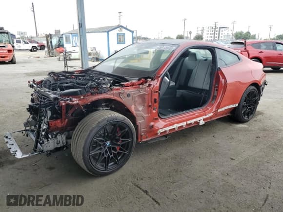 ✅ 2025 BMW M4 Competition xDrive • VIN: WBS33HK07SCT35640 • Lot: 63612045. Listed on Copart with 2,338 mi. Free auction sales archive from the USA and detailed vehicle history report at DreamBid. Image 1.