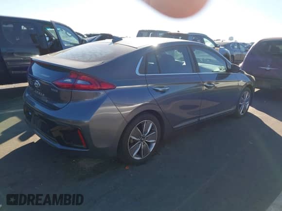 2018 Hyundai Ioniq Limited with VIN KMHC05LC1JU060715, listed as a IAAI auction lot 43479078 with 121,376 mi miles and . Bid and sale history available at DreamBid. Image 4.
