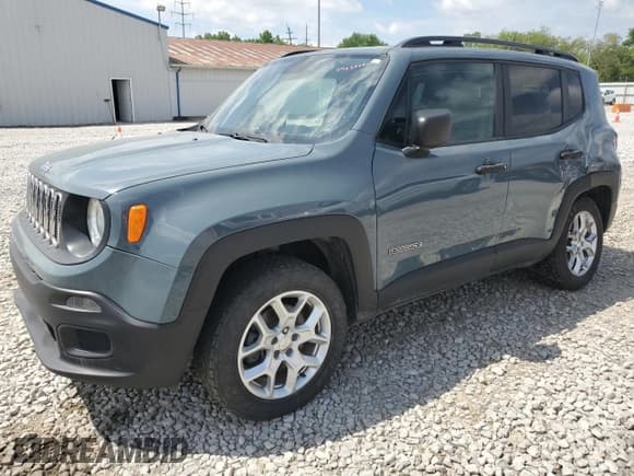 ✅ 2018 Jeep Renegade Upland • VIN: ZACCJBAB8JPJ27951 • Лот: 57162835. Опубликован ранее на Copart с пробегом 164 521 миль. Бесплатный доступ к архиву аукционных продаж из США и подробный отчёт об истории автомобиля на DreamBid. Изображение 1.