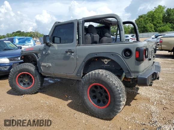 ✅ 2021 Jeep Wrangler Sport • VIN: 1C4GJXAN2MW523442 • Lot: 58253505. Listed on Copart with 77,393 mi. Free auction sales archive from the USA and detailed vehicle history report at DreamBid. Image 2.