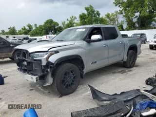 ✅ 2023 Toyota Tundra 1794 Edition • VIN: 5TFMA5DB2PX076974 • Lot: 64611985. Listed on Copart with 46,485 mi. Free auction sales archive from the USA and detailed vehicle history report at DreamBid. Image 1.