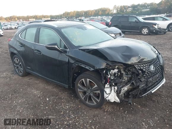 ✅ 2021 Lexus UX 250h • VIN: JTHP9JBH9M2041796 • Lot: 43312849. Wystawiony na IAAI z przebiegiem 63 851 mil. Bezpłatny archiwum sprzedaży aukcyjnych z USA i szczegółowy raport historii pojazdu na DreamBid. Zdjęcie 1.