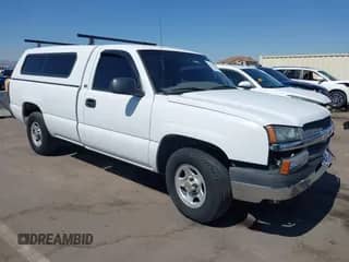 2004 Chevrolet Silverado 1500 Work Truck z VIN 1GCEC14V94Z244840, wystawiony jako IAAI lot #42571641 z przebiegiem 297 091 mil mil oraz . Historia ofert i sprzedaży dostępna na DreamBid. Obrazek 1.