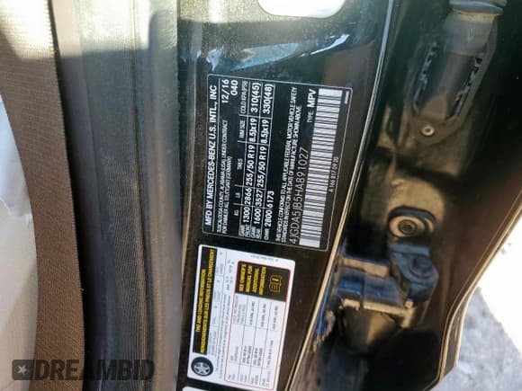 ✅ 2017 Mercedes-Benz GLE 350 • VIN: 4JGDA5JB5HA891027 • Lot: 90084555. Wystawiony na Copart z przebiegiem 103 351 mil. Bezpłatny archiwum sprzedaży aukcyjnych z USA i szczegółowy raport historii pojazdu na DreamBid. Zdjęcie 13.