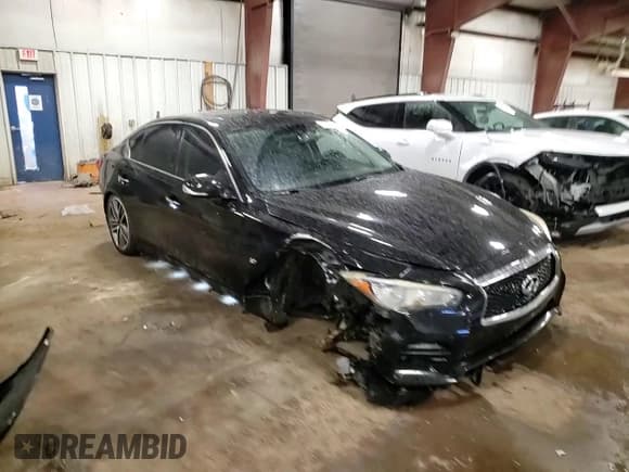 ✅ 2014 Infiniti Q50 Sport • VIN: JN1BV7AR9EM693637 • Lot: 91909225. Listed on Copart with 170,841 mi. Free auction sales archive from the USA and detailed vehicle history report at DreamBid. Image 13.