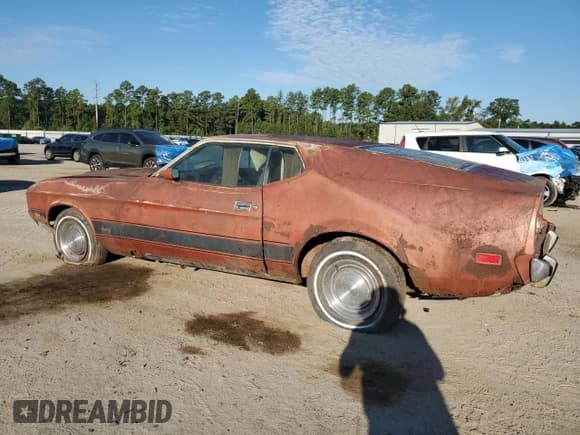 ✅ 1973 Ford Mustang • VIN: 3F05H248122 • Lot: 69682905. Wystawiony na Copart z przebiegiem Nie podano. Bezpłatny archiwum sprzedaży aukcyjnych z USA i szczegółowy raport historii pojazdu na DreamBid. Zdjęcie 2.