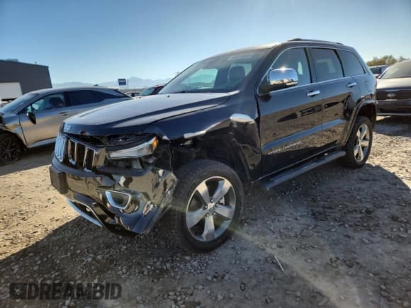✅ 2014 Jeep Grand Cherokee Overland • VIN: 1C4RJFCT8EC106019 • Lot: 90613555. Listed on Copart with 169,091 mi. Free auction sales archive from the USA and detailed vehicle history report at DreamBid. Image 1.
