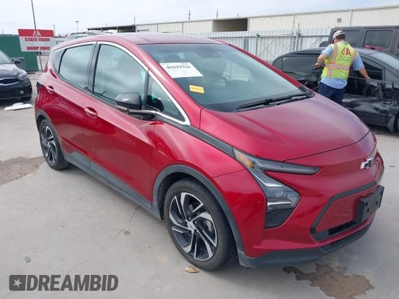 ✅ 2023 Chevrolet Bolt EV 2LT • VIN: 1G1FX6S04P4147780 • Lot: 41629326. Wystawiony na IAAI z przebiegiem 13 341 mil. Bezpłatny archiwum sprzedaży aukcyjnych z USA i szczegółowy raport historii pojazdu na DreamBid. Zdjęcie 1.
