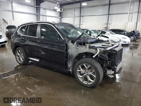 ✅ 2022 BMW X3 xDrive30i • VIN: 5UX53DP02N9M20032 • Lot: 61430555. Listed on Copart with 38,854 mi. Free auction sales archive from the USA and detailed vehicle history report at DreamBid. Image 4.