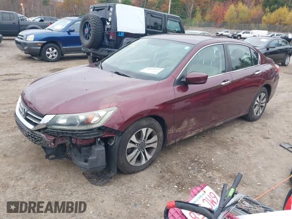 ✅ 2013 Honda Accord LX • VIN: 1HGCR2F30DA048499 • Lot: 43534517. Wystawiony na IAAI z przebiegiem 166 566 mil. Bezpłatny archiwum sprzedaży aukcyjnych z USA i szczegółowy raport historii pojazdu na DreamBid. Zdjęcie 2.