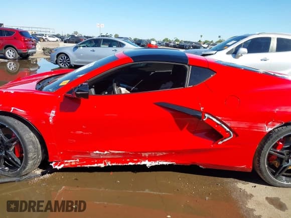 ✅ 2023 Chevrolet Corvette 1LT • VIN: 1G1YA2D43P5139909 • Lot: 43448082. Listed on IAAI with 23,487 mi. Free auction sales archive from the USA and detailed vehicle history report at DreamBid. Image 14.
